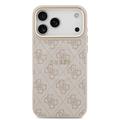 Custodia Guess 4G Gold Frame per iPhone 17 Pro Max - Compatibile con MagSafe - Rosa