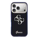 Custodia per iPhone 17 Pro Max Guess IML 4G Script Metal Logo - Blu