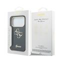 Custodia per iPhone 17 Pro Max Guess IML 4G Script Metal Logo - Blu