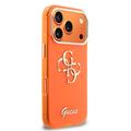 Custodia per iPhone 17 Pro Max Guess IML 4G Script Metal Logo - Arancione