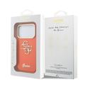 Custodia per iPhone 17 Pro Max Guess IML 4G Script Metal Logo - Arancione
