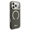 Custodia con cinturino iPhone 17 Pro Max Guess IML Glitter Script - Compatibile con MagSafe - Nera