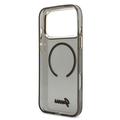 Custodia con cinturino iPhone 17 Pro Max Guess IML Glitter Script - Compatibile con MagSafe - Nera