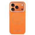 Custodia iPhone 17 Pro Max Guess Perforated 4G Logo - Compatibile con MagSafe - Arancione