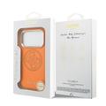 Custodia iPhone 17 Pro Max Guess Perforated 4G Logo - Compatibile con MagSafe - Arancione