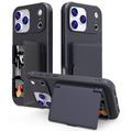 Custodia ibrida per iPhone 17 Pro Max con specchio nascosto e slot per schede