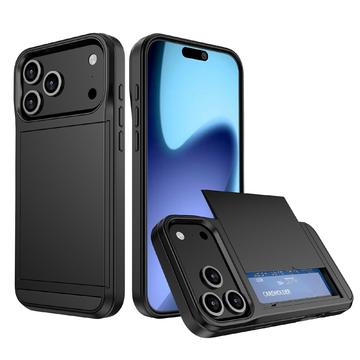 Custodia ibrida con slot per carte scorrevole per iPhone 17 Pro Max