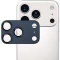 Protezione completa per obiettivo della fotocamera iPhone 17 Pro Max Imak in metallo e vetro temperato - Blu