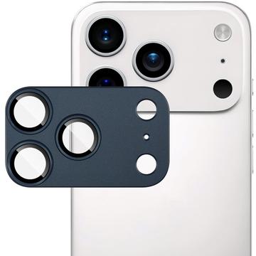 Protezione completa per obiettivo della fotocamera iPhone 17 Pro Max Imak in metallo e vetro temperato - Blu