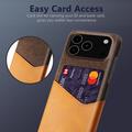 Custodia KSQ con Slot per Schede per iPhone 17 Pro Max/18 Pro Max - Arancione