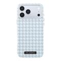 Custodia in resina con motivo pied-de-poule Karl Lagerfeld per iPhone 17 Pro Max - Compatibile con MagSafe - Blu