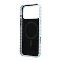 Custodia in resina con motivo pied-de-poule Karl Lagerfeld per iPhone 17 Pro Max - Compatibile con MagSafe - Blu