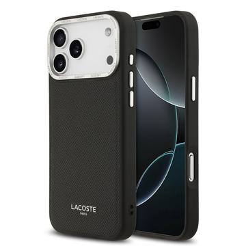 Custodia per iPhone 17 Pro Max Lacoste Champs Élysées - Compatibile con MagSafe - Nera