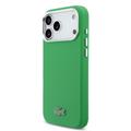 Custodia iPhone 17 Pro Max Lacoste Iconic Petit Pique Metal Logo - Compatibile con MagSafe