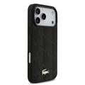 Custodia per iPhone 17 Pro Max Lacoste Monogramme con logo dorato - Compatibile con MagSafe - Nera