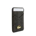 Custodia MagSafe Lacoste PVC Blend per iPhone 17 Pro Max e porta carte magnetico - Marrone