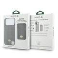 Custodia MagSafe Lacoste PVC Blend per iPhone 17 Pro Max e porta carte magnetico - Marrone