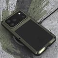 Custodia ibrida iPhone 17 Pro Max Love Mei Powerful - Verde
