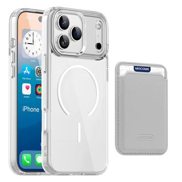 Custodia MagSafe per iPhone 17 Pro Max con portacarte - Trasparente