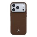 Custodia Mercedes-Benz Semi Wrap per iPhone 17 Pro Max - Compatibile con MagSafe - Colore cammello