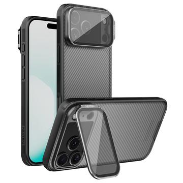 Custodia Ibrida Nillkin CamShield Prop per iPhone 17 Pro Max - Nero traslucido