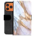 iPhone 17 Pro Max Custodia Portafoglio - Marmo Elegante