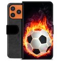 iPhone 17 Pro Max Custodia Portafoglio - Fiamma di Calcio