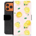 iPhone 17 Pro Max Custodia Portafoglio - Motivo Limone