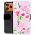 iPhone 17 Pro Max Custodia Portafoglio - Fiori ad Acquerello