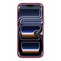 Custodia in TPU antiurto per giubbotto imbottito per iPhone 17 Pro Max - Rosa caldo
