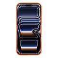 Custodia in TPU antiurto per giubbotto imbottito per iPhone 17 Pro Max - Arancione