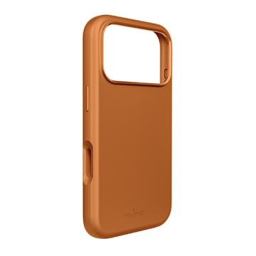Custodia in silicone iPhone 17 Pro Max Puro Icon Mag Pro - Arancione
