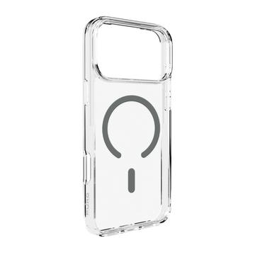 Custodia ibrida iPhone 17 Pro Max Puro Lite Mag - Ostrica nera / Trasparente