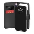 iPhone 17 Pro Max Custodia a portafoglio con 2 slot per carte Puro - Nera