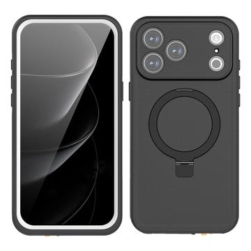 iPhone 17 Pro Max Redpepper IP68 MagSafe Custodia impermeabile con base di appoggio - Nera