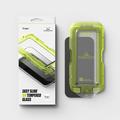 Protezione per schermo in vetro temperato AR Ringke Easy Slide per iPhone 17 Pro Max - 9H - Bordo nero