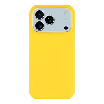 Custodia in Plastica Gommata per iPhone 17 Pro Max - Gialla