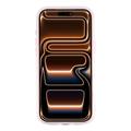 Custodia in TPU colorata con motivi floreali e resistente agli urti per iPhone 17 Pro Max - Rosa