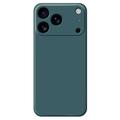 Custodia in silicone antiurto per iPhone 17 Pro Max - Verde nerastro