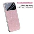 Custodia ibrida con glitter scintillanti per iPhone 17 Pro Max - Rosa