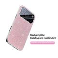 Custodia ibrida con glitter scintillanti per iPhone 17 Pro Max - Rosa