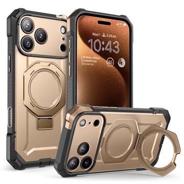 Custoida MagSafe iPhone 17 Pro Max Supcase Unicorn Beetle Grip Mag - Oro del deserto