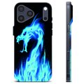 iPhone 17 Pro Max Custodia TPU - Drago di Fuoco Blu