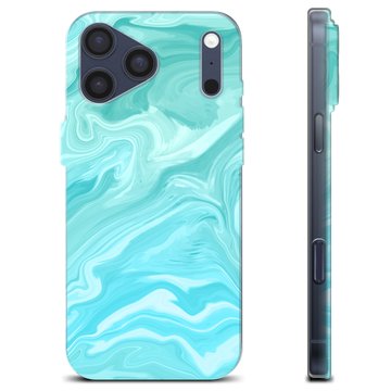 iPhone 17 Pro Max Custodia TPU - Marmo Blu