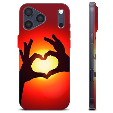 iPhone 17 Pro Max Custodia TPU - Siluetta del Cuore