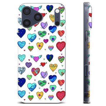 iPhone 17 Pro Max Custodia TPU - Cuori