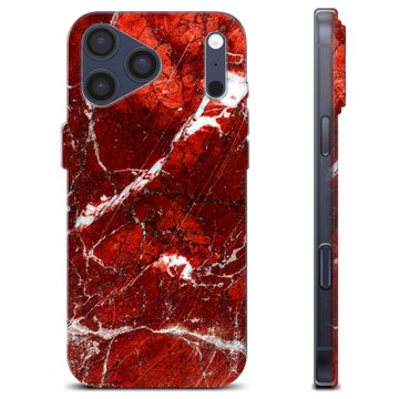 iPhone 17 Pro Max Custodia TPU - Marmo Rosso