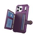 Custodia in TPU per iPhone 17 Pro Max con portacarte - Viola