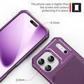 Custodia in TPU per iPhone 17 Pro Max con portacarte - Viola