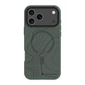 Custodia ibrida iPhone 17 Pro Max Tactical MagForce Hyperstealth Sika - Compatibile con MagSafe - Verde foresta